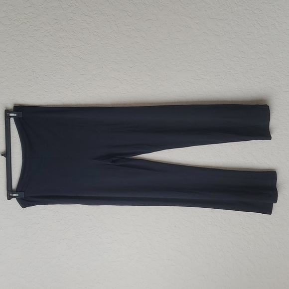 VTG Escada designer black palazzo pants cropped wide leg pants - Picture 6 of 12